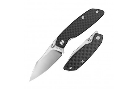 Ніж складаний туристичний Ruike P746-CB, (8 см) 14C28N / G10 чорний