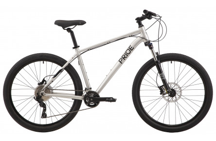 Велосипед 27,5" Pride MARVEL 7.3 рама - L 2023 серый (тормоза SRAM, задний переключатель и монетка - MICROSHIFT)