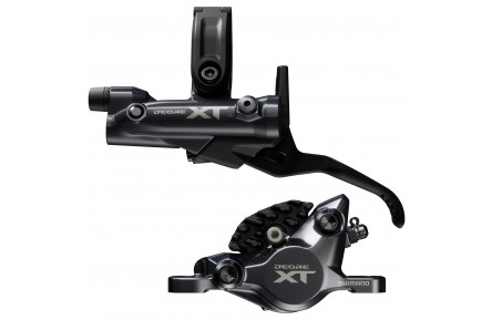 Гальмо гідравл. дискове Shimano M8200 DEORE XT переднє (ліва ручка, 2-поршн каліпер, J-kit гідролінія 1000мм)