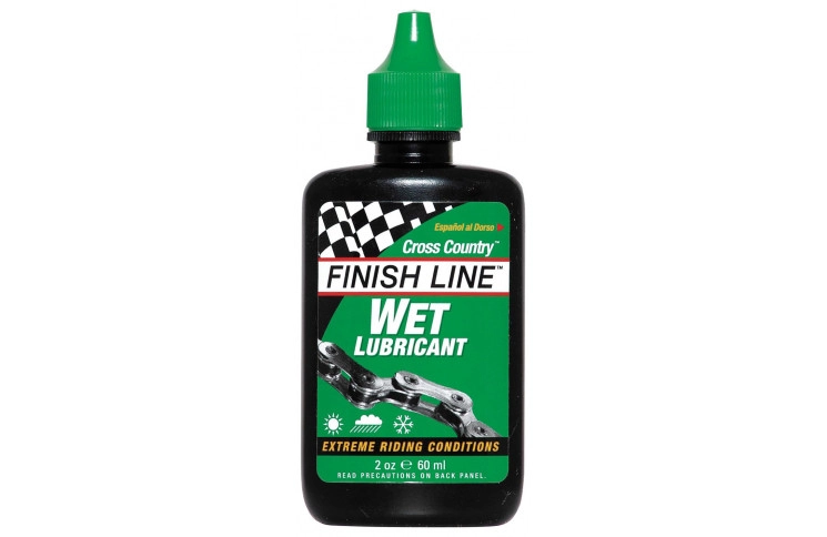 Смазка Finish Line жидкое Wet Lube (Cross Country) для влажных погодных условий, 60ml