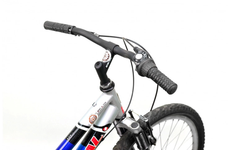 Подростковый велосипед Ideal DSS 24" S сине-серый Б/У