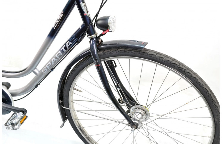 Городской велосипед Sparta Windsor 28" S серо-черный Б/У
