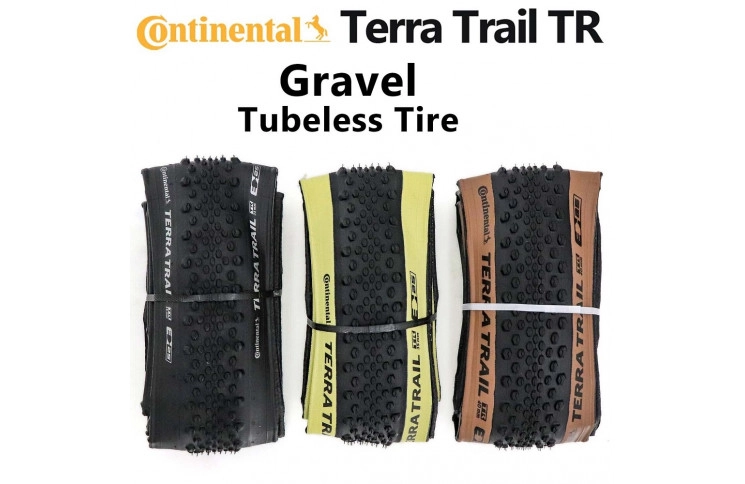 Покрышка бескамерная Continental Terra Trail ShieldWall 28" | 700 x 40C | 28 x 1.50 черная/коричневая складная skin