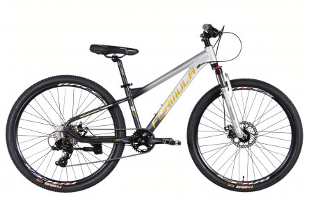 Велосипед AL 26" Formula F-1 DD CS рама-13" сріблясто-чорний 2026