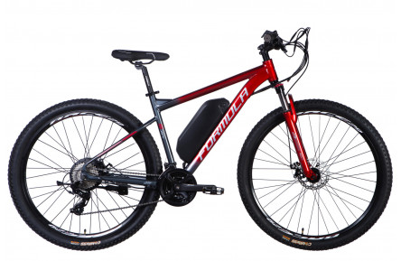 Велосипед з електроприводом 29" AL Formula eF-1 DD CS рама-18,5" 48B 12.5А*г 500Вт червоно-сріблястий 2026