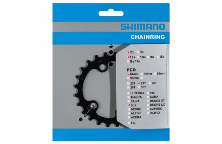 Звезда шатунов Shimano FC-M7000 24зуб-BB для 34-24T