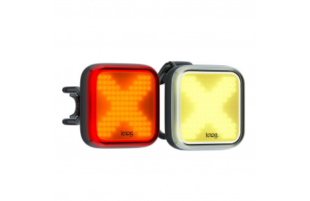 Комплект мигалок передня+задня Knog Blinder X Twinpack 200/100 Lumens