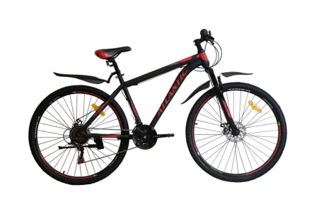Велосипед Atlantic Rekon NS 2021 26" M/16 5"/42см чорно-червоний