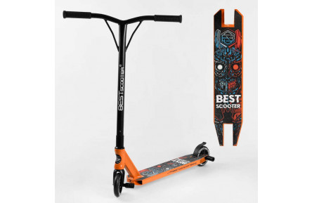 Самокат трюковых Best Scooter 18378 HIC-система, Пеги, алюминий, колеса PU 110мм, руль – 52 см, высота – 83 см