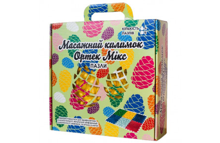 Масажний килимок "Пазли Мікс" 09224, 8 елементів
