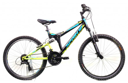 Підлітковий велосипед Sprint Element 24" S чорно-зелений Б/В