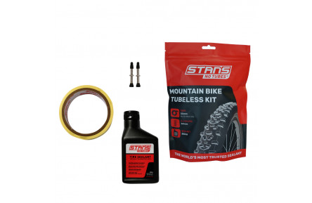 Набір Stan's Notubes Mountain Tubeless Kit 21 мм (стрічка 21мм, ніпеля 44мм, герметик 200мл)