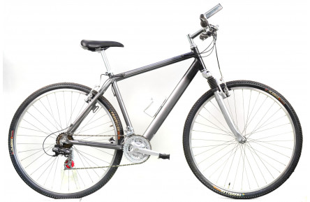 Гибридный велосипед Grey 28" M серо-черный Б/У
