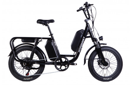Велосипед з електроприводом 20" AL Dorozhnik ADAMANT HDD рама-18,5" 48B 17.5+12.5А*г 1000Вт чорний 2026