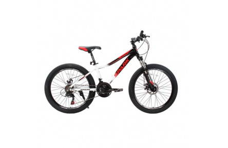 Велосипед SPARK MONTERO JR. 24" 13" біло-чорний