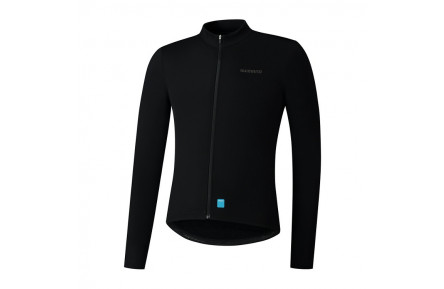 Велоджерсі Shimano ELEMENT LONG SLEEVE утеплене, чорне, розм..S