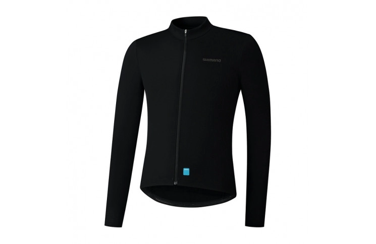 Велоджерси Shimano ELEMENT LONG SLEEVE утепленное, черное, разм..S