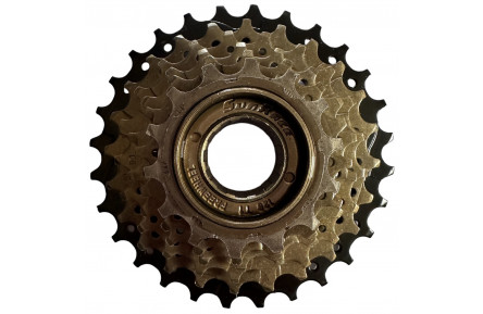 Свободнобег SUN RACE MFM2A 6DS0 2S6 14-28T 6 шв. BROWN/BLACK Lockring Desing