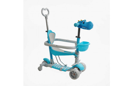 Самокат 5в1 P-92401 Best Scooter, с ДОП. КОЛЕСАМИ