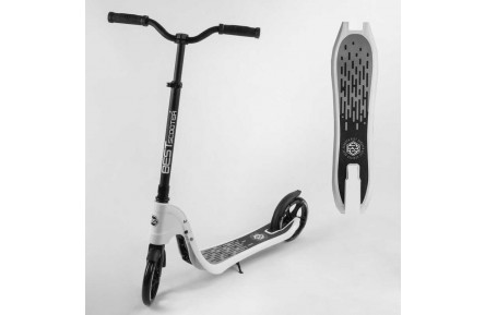 Самокат двухколесный 52753 "Best Scooter" цвет БЕЛЫЙ, колеса PU 20 см