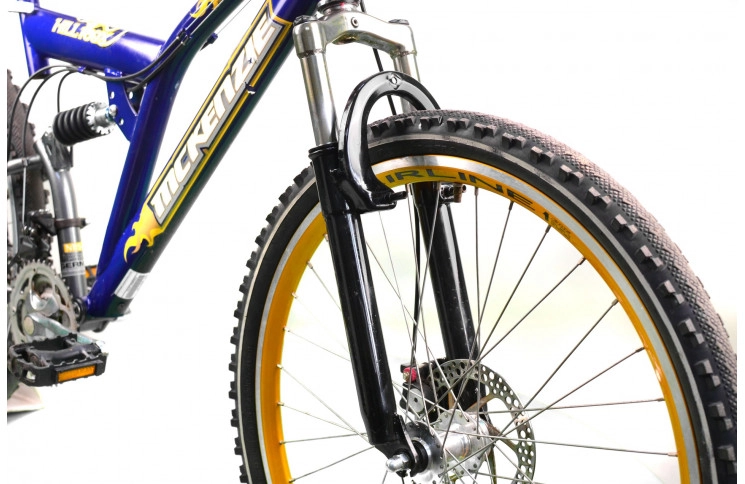 Двохпідвісний велосипед McKenzie Hill 100 X 26" M синьо-помаранчевий Б/В