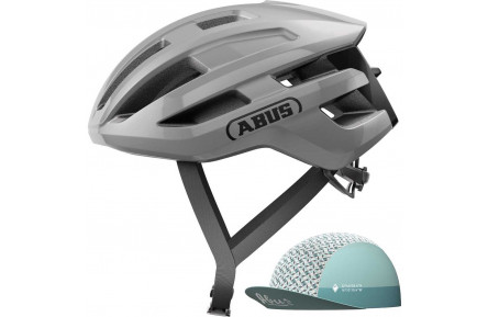 Велошолом спортивный ABUS POWERDOME ACE race grey M