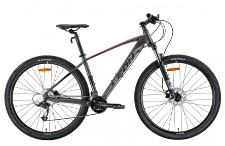 Велосипед 29" Leon TN-70 AM Hydraulic lock out HDD 2022 (графитовый с черным и красным (м))