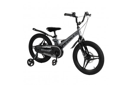 Велосипед 18" 2-х колесный Corso REVOLT MG-18655 серый