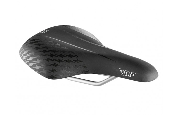 Седло Selle Royal Junior BEN, для 16"-24", Foam Matrix, обивка Soft Touch, 230х151мм, 313г, мужское, чёрное 1703HRNA03807