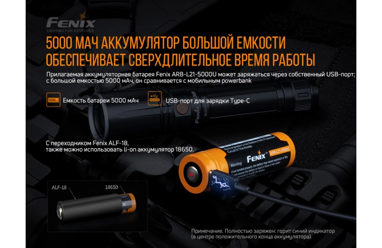 Фонарь ручной лазерный Fenix TK30 Laser