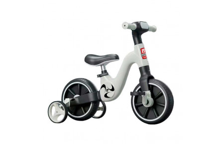 Велосипед-трансформер Best Trike BT-17002 колеса 10", українське озвучування, з’ємні педалі, з’ємні допоміжні бокові колеса