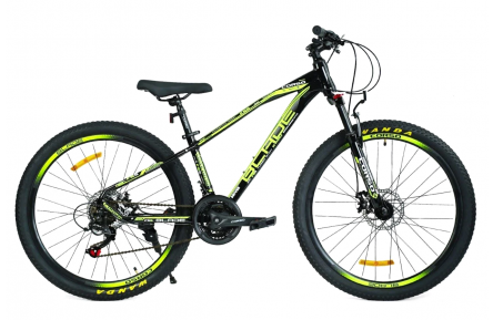 Велосипед Corso Blade BD-26102-1 26" 13" чорно-неоново-зелений