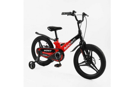 Велосипед 18" дюймів 2-х колісний Corso «Monti» MT-18621 (1) МАГНІЄВА РАМА, ЛИТІ ДИСКИ, ДИСКОВІ ГАЛЬМА, зібран на 75
