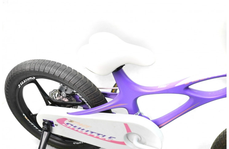 Детский велосипед RoyalBaby Space Shuttle 16" 25 см фиолетовый матовый Б/У
