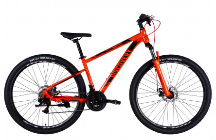 Велосипед ST 29" Discovery TREK DD FR рама-16" оранжевый 2025