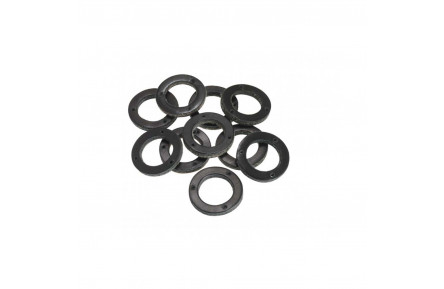 Запчастина BROOKS Ten Black Leather Washers For Grip (10 pcs)