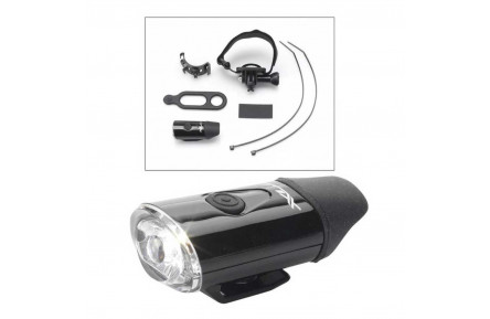 Фара на шолом XLC CL-F23, USB, Led
