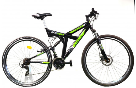 Двопідвісний велосипед Torrek Hill 600 28" XL чорно-зелений Б/В