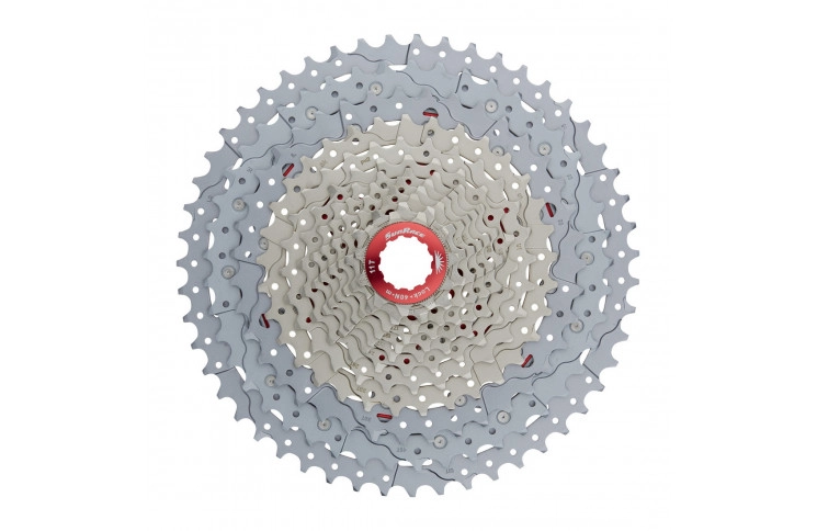 Касета 12-k 11-51T SUN RACE MZ903 MTB алюмінієвий павук, Metallic Silver