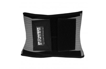 Пояс-корсет для підтримки спини "Waist Shaper" Power System 6031GR-3 Grey, S/M