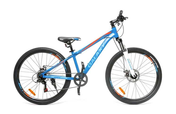Велосипед Galaxy AL DD 2024 26” 13" синій з помаранчевим