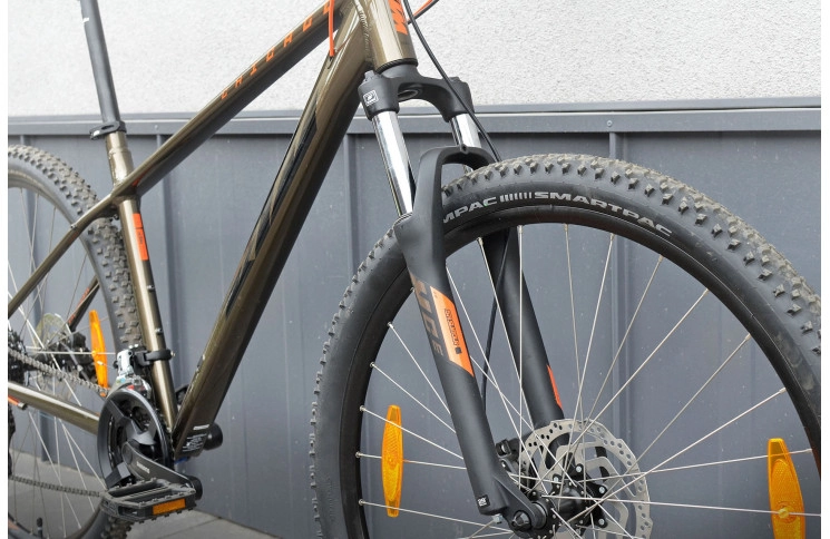 Велосипед KTM Chicago 272 27.5" L/48 чорний матовий помаранчевий 2022
