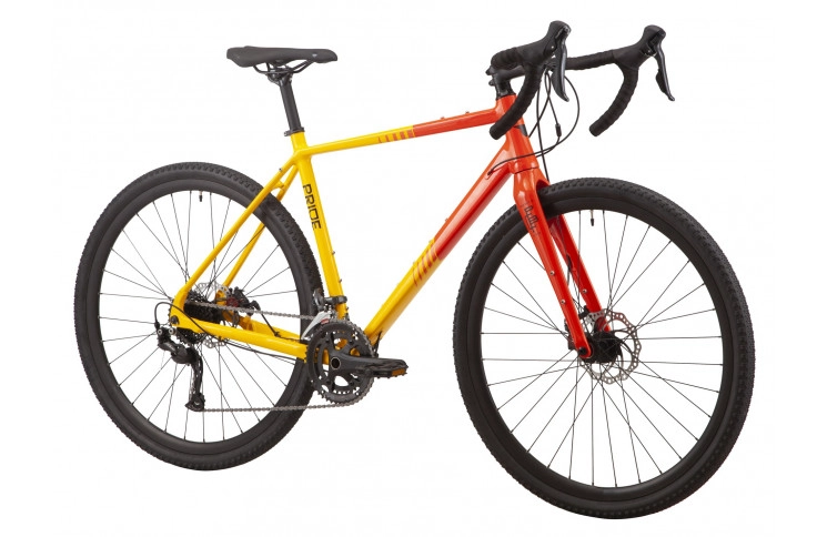 Велосипед 28" Pride ROCX 8.2 CF рама - M 2024 желтый