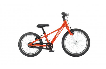 Велосипед KTM WILD CROSS 16" оранжевый (белый), 2021