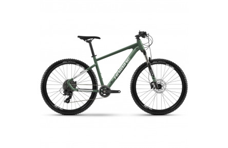 Велосипед Haibike Seet 6 27.5" 21-G Tourney, рама M, зелено-сірий матовий, 2021
