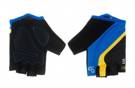 Перчатки Onride Catch 20 UA черный/синий/желтый M