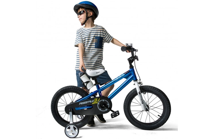 Велосипед RoyalBaby Freestyle 16" 8.5" синий