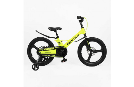 Велосипед 20" дюймів 2-х колісний Corso «Revolt» RV-20699 (1) МАГНІЄВА РАМА, ЛИТІ ДИСКИ, ДИСКОВІ ГАЛЬМА, зібран на 75