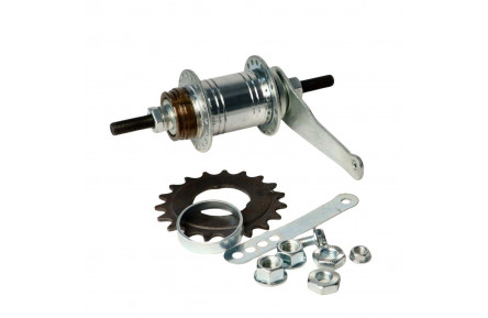 Втулка задня BH Сталь 36H 11G з QR OLD - 110 мм 10*170мм срiблястий VLT PJ-086