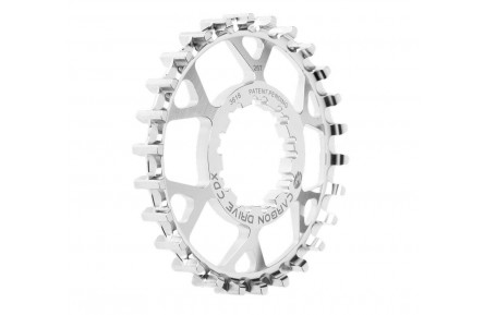 Задня зірка Gates Carbon Drive CDX 9-Spline з нержавіючої сталі 26T, срібна